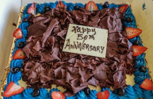 QMM 50th Anniversary Cake