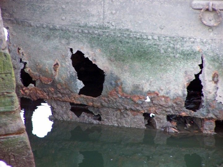 Caisson failure